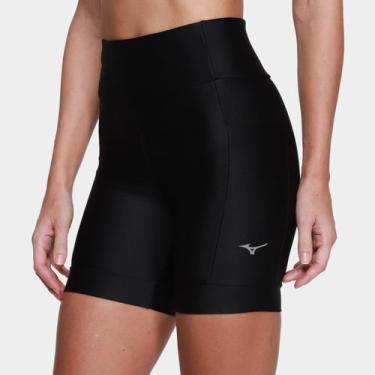 Imagem de Bermuda Mizuno Run Easy 6 Feminina, Preto, M