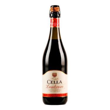 Imagem de Vinho Italiano Cella Lambrusco Dell'Emilia Rosso IGT 750ml