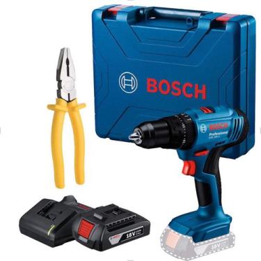 Imagem de Parafusadeira/Furadeira a Bateria 18v GSB183 Bosch + 1 Bateria + Brind