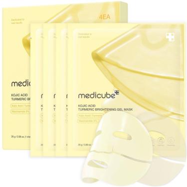 Imagem de Máscara facial noturna medicube Ácido Kójico Cúrcuma 112mL x 4