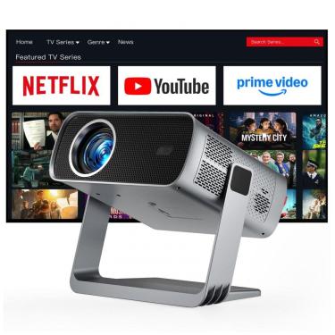 Imagem de Projetor Smart XuanPad Cinza Suporte 4K Nativo 1080P Foco Automático WiFi Bluetooth Suporte 360°