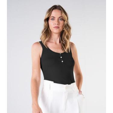 Imagem de Regata De Viscotorcion Feminina Endless Preto, M, Preto