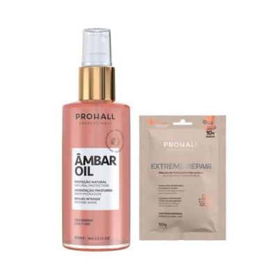 Imagem de Óleo Finalizador Ambar oil Elixir de proteção 60ml Prohall