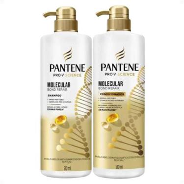 Imagem de Kit Pantene Molecular Bond Repair: Shampoo e Condicionador 510ml