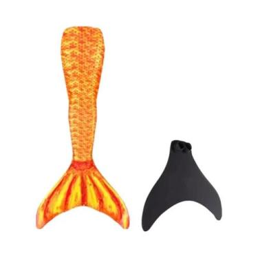 Imagem de Fantasia De Sereia Para Crianças E Adultos, Traje De Natação Com Monof