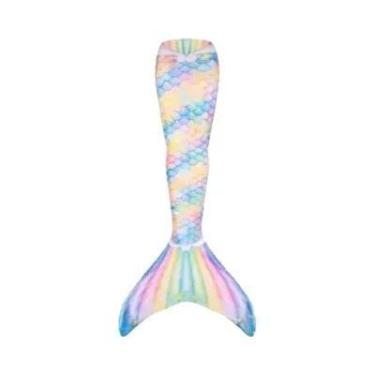 Imagem de Fantasia De Sereia Para Crianças E Adultos, Traje De Natação Com Monof