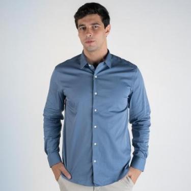 Imagem de Camisa Oficina Reserva Paris Blend Azul-Masculino