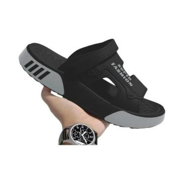 Imagem de Chinelos De Plataforma Masculinos De Verão Com Sola Macia Em EVA Para 