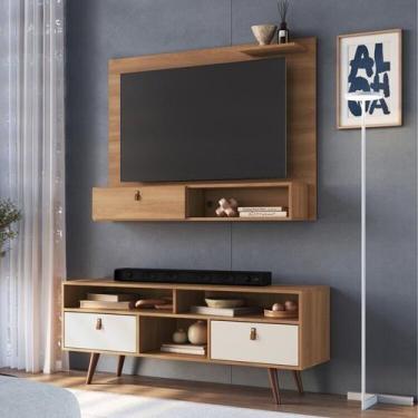 Imagem de Rack com Painel para TV até 50 Polegadas 136cmx90cm Chicago Califórnia