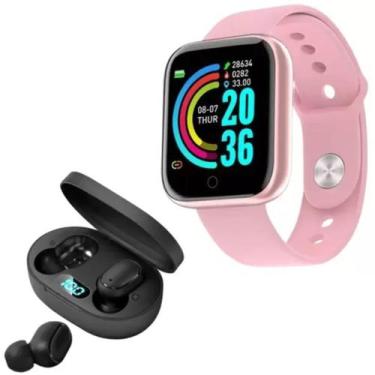 Imagem de Relógio Smart Digital D20 Masculino / Feminino + Fone S/fio - 01Smart,