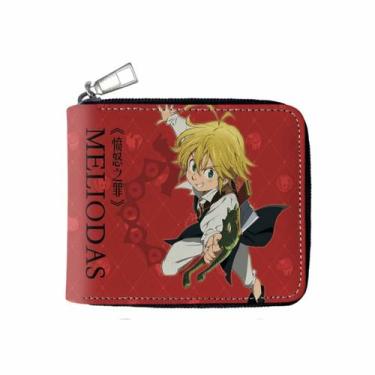 Imagem de Wallet Seven Deadly Sins Meliodas Anime Characters Slim - yiweisai