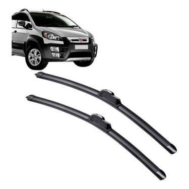 Imagem de Par Palheta Limpador Parabrisa Idea/Adventure 2010 a 2013 - Tiger