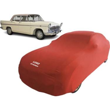 Imagem de Capa De Tecido Para Carro Colecionador Simca Chambord Tufão - Mz, Verm