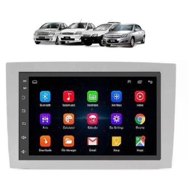 Imagem de Kit Multimídia Meriva Vectra Mold Prata 7 Pol Android Carplay 2/32GB -
