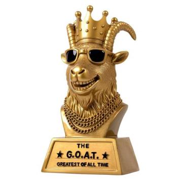 Imagem de Troféu Goutoports Cabra 15 cm Feito à Mão e Divertido
