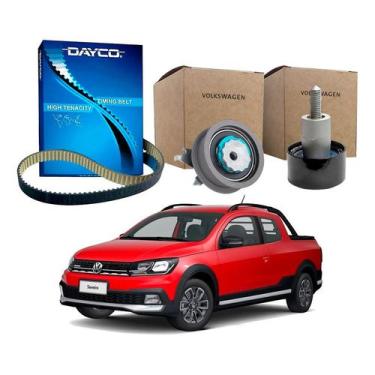 Imagem de Kit Correia Dentada Tensor Saveiro Cross 1.6 16v 2018 A 2023 - Dayco