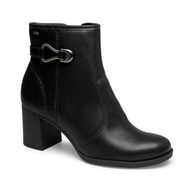 Imagem de Bota Feminina Dakota D2193 Cano Curto Marrom Pinhão Ankle Boot Confort
