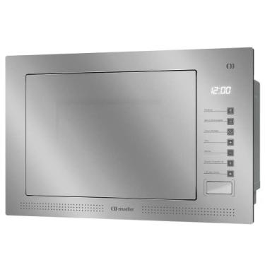 Imagem de Micro-ondas de Embutir Mueller 25 Litros Espelhado MME25K, Cinza, 110V