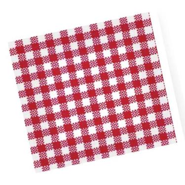 Imagem de Guardanapo de Papel Campfestas Xadrez Vermelho 19,5x22,5cm