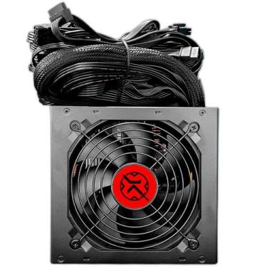 Imagem de Fonte Gamer Kalkan, 550W, 80 Plus Bronze, PFC Ativo, Preto - MP-0650W-