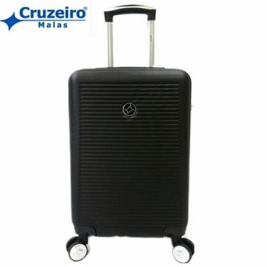 Imagem de Mala Pequena de Bordo CRUZEIRO Capacidade 10kg Expansiva Giratória 360
