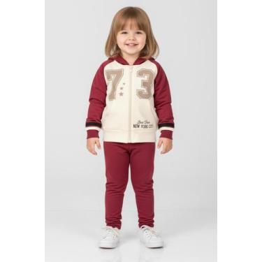 Imagem de CONJUNTO FEMININO INFANTIL MOLETOM VÁRIAS ESTAMPAS Nº 1 AO 3 - Marlan,