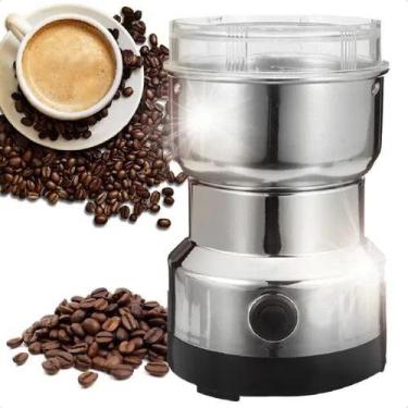 Imagem de Moedor De Café Grãos Triturador Sementes Elétrico 110v Autom - Edicasa