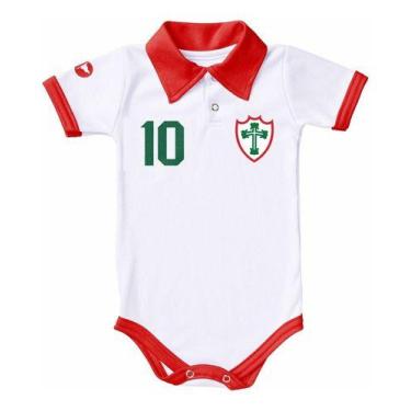 Imagem de Body Portuguesa Bebe Recem Nascido Branco Ou Rosa Oficial - Torcidabab