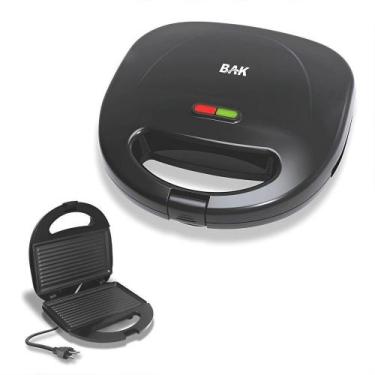 Imagem de Sanduicheira Grill Multifuncional Chapa Dupla Antiaderente - SHOPMIX, 