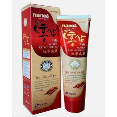 Imagem de Creme dental de Ginseng Vermelho com nanotecnologia 150 g - pacote com