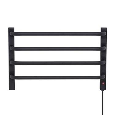 Imagem de Toalheiro Térmico Elétrico Pequeno Preto 1 Toalhas 127v - TERM, Preto 