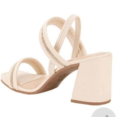Imagem de Sandália feminina salto grosso dakota y8391, Rosé, 36