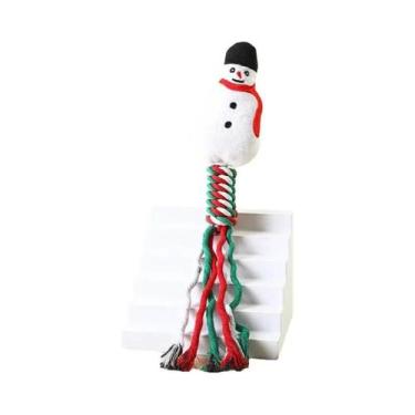 Imagem de Brinquedo Interativo De Corda De Algodão Com Nó E Apito Para Cães, Div