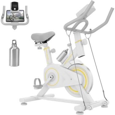 Imagem de Bicicleta Spinning 10kg Flywheel p/ Casa c/ Monitor LCD e Sensor Cardí