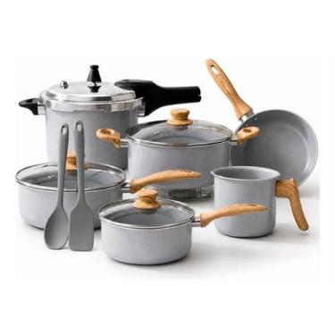 Imagem de Conjunto Panelas 8 Peças Com Indução Ceramic Life - Brinox