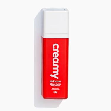 Imagem de Creamy Skincare Sérum Facial Retinal 30g | Melhora Rugas, Reduz Poros Dilatados, Controla Brilho, Promove Firmeza, Uniformiza Tom | Todos os Tipos de Pele, Noturno