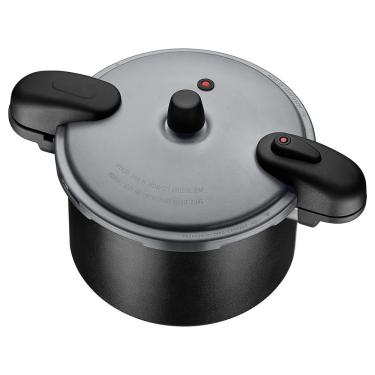 Imagem de Panela de Pressão Valência Black Alumínio Revestimento Cerâmico 7L 24CM Tramontina