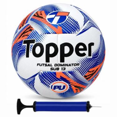 Imagem de Bola de Futsal Topper Dominator Sub 13 + Bomba de Ar - Resistência e C