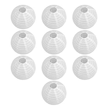 Imagem de Lanternas de papel, lanternas redondas pintadas à mão, redondas para o Dia das Bruxas para festa de casamento