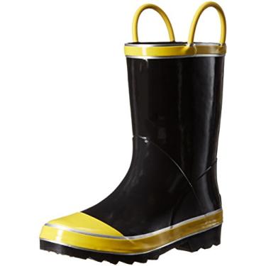 Imagem de Northside Bota de chuva clássica para bebês meninas, Preto, 10 Medium US Toddler