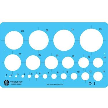 Imagem de Gabarito D-1 Desenho - Trident