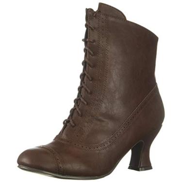 Imagem de Ellie Shoes Bota feminina 253-Sarah cano médio, Marrom, 6