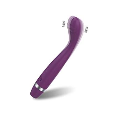 Imagem de Vibrador Estimulador de Ponto G Feminino Clitóris Com Vibrações em Formato de Dedo Mamilo Brinquedo Sexual 10 Frequências Zatla (Roxo)