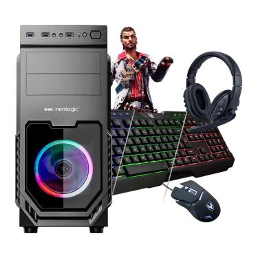 Imagem de Kit PC Gamer Neologic Start NLI81619 Ryzen 3 3200G 8GB (Radeon Vega 8 Integrado) SSD 240GB