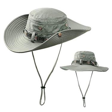 Imagem de Tingpai Ao ar livre Dobrável Chapéu de Sol Verão UV Proteção Safari Cap Pesca Caça Chapéu