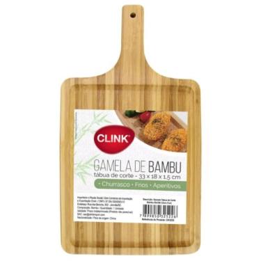 Imagem de Tabua De Carne Madeira Bambu Churrasco 33,5X18cm - Clink