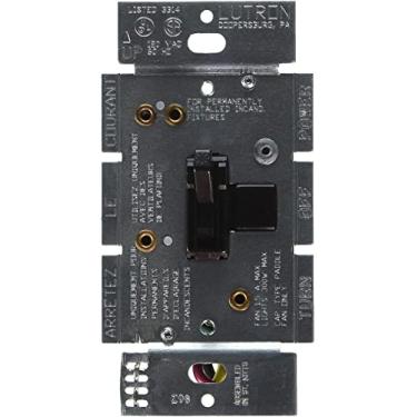 Imagem de Controle de ventoinha de alternância Lutron, pólo único, AYFSQ-F-BR, marrom