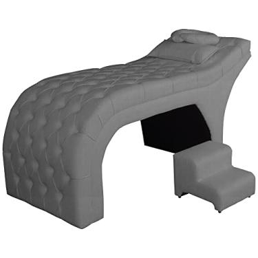 Imagem de Maca Estética Detalhe em Capitonê Suede Cores - DS Estofados