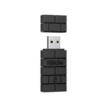 Imagem de 8BitDo Adaptador USB sem fio 2 para Switch, Windows PC, Mac e Raspberry Pi, compatível com Xbox Series X & S Controller, Xbox One Bluetooth, Switch Pro e PS5 Controller (preto)