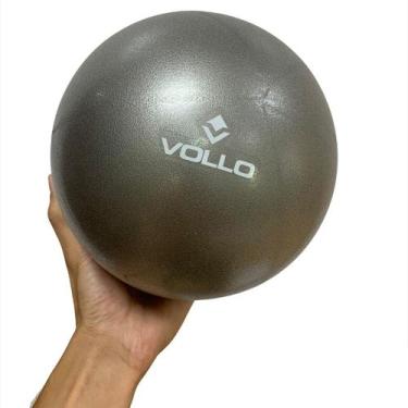 Imagem de Overball  Mini Bola De Exercícios Vollo Vp1082 25cm Cinza